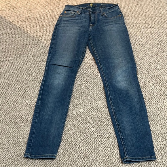 Seven for all mankind ankle jeans size 24 - Picture 1 of 4